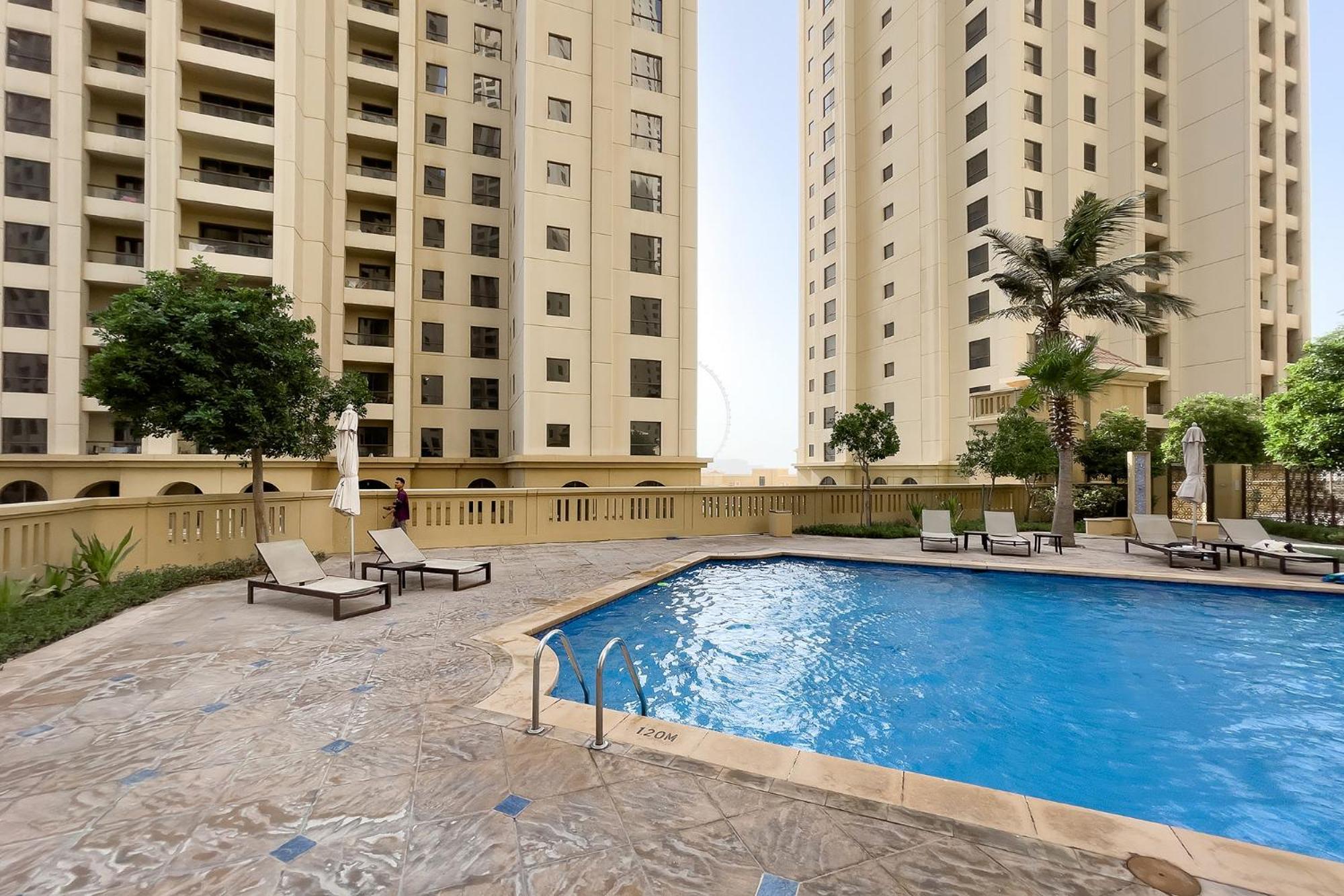 Premium 2Bdr Apartment See View Bahar 4 Jbr Dubaj Zewnętrze zdjęcie