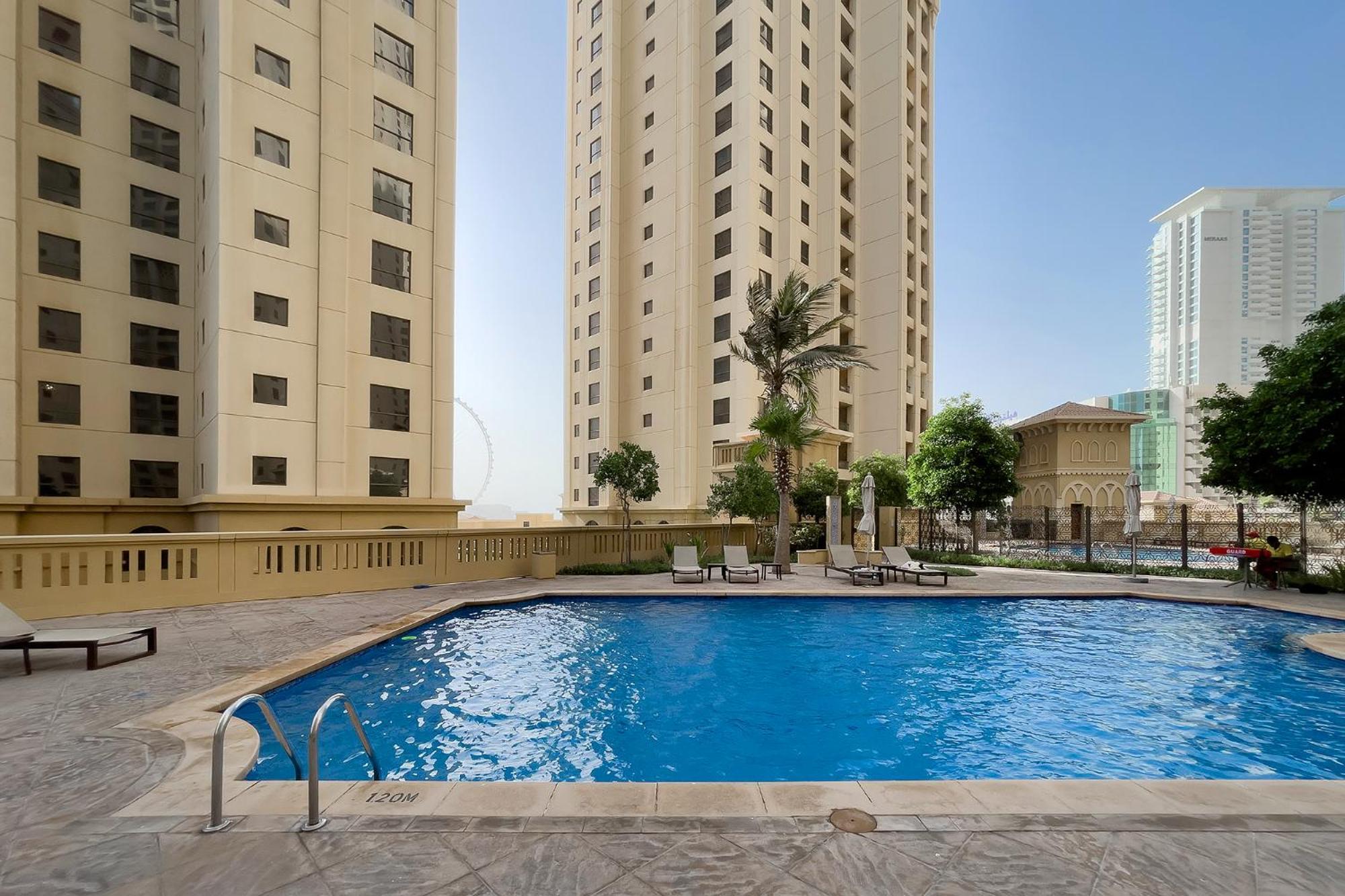 Premium 2Bdr Apartment See View Bahar 4 Jbr Dubaj Zewnętrze zdjęcie